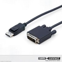 Câble Displayport vers DVI-D 3m, m/m