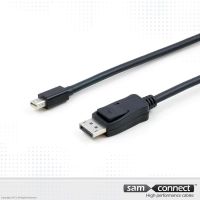 Câble Displayport vers Mini Displayport 1m, m/m