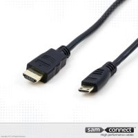 Câble Mini HDMI vers HDMI, 5m, m/m