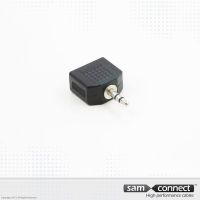 Connecteur 3.5mm mini Jack vers 2x 3.5mm mini Jack