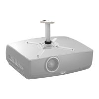 Support universel plafond, court et blanc