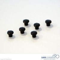 Set d'aimants 10mm noir