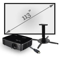 Package Deal Cinéma Full HD écran cinéma 113"