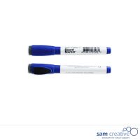 Marqueur bleu avec effaceur